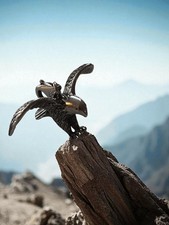 Charivari ANHÄNGER 925Silber Ketten Anhänger 3D Adler 38mm,pendant, Oktoberfest 