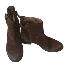 Damen Stiefeletten Stiefel Boots?PANTANETTI?used Optik Echtleder braun Gr.39