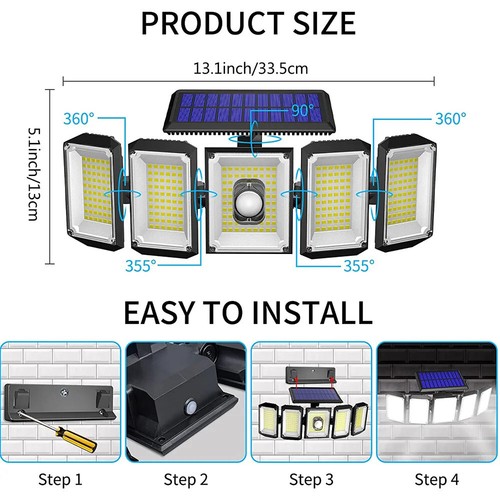 Led solarleuchte mit - led,
