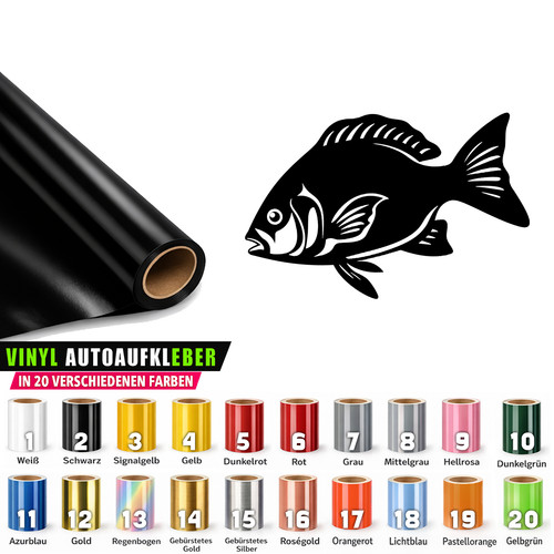 Fischmotiv vinyl - 2x,