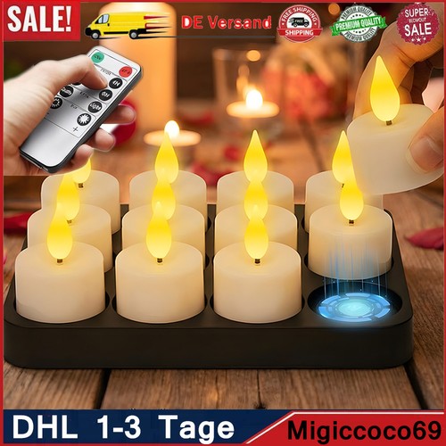 12er led teelichter - led, warm