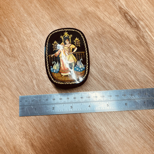 Russische lackdose handbemalt - russische,