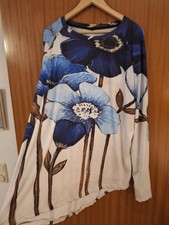 Tunika/Shirt gr.54 beige/blau.  toll ungetragen/NEU