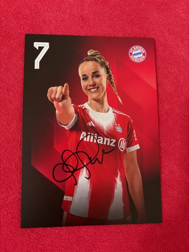 Giulia gwinn autogrammkarte - autogrammkarte, fc
