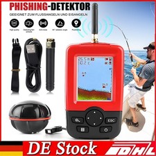 Profi Echolot Fischfinder Sonar Detektor mit Dot Matrix Attraktive Lampe 100M