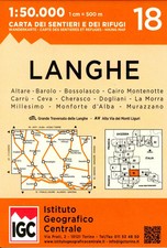 Wanderkarte 18 Langhe 1:50000