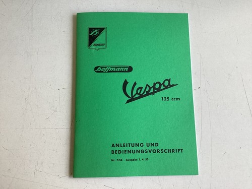 Vespa bedienungsanleitung - vespa,