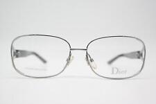 Brille Christian Dior CD3727 Silber Schwarz Oval Brillengestell eyeglasses Neu