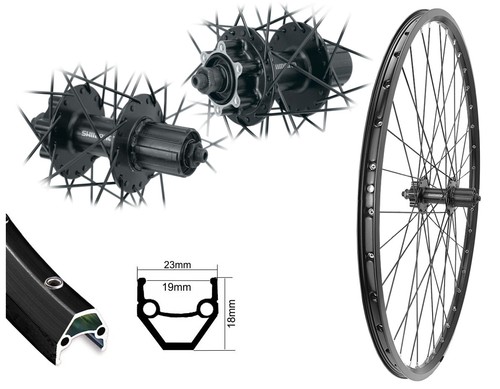 Hinterrad mtb tx506 disc - hinterrad,
