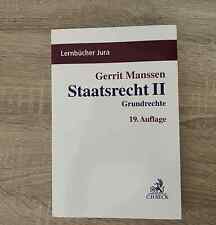 Staatsrecht II, Grundrechte - Gerrit Manssen - 19. Auflage