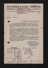 STUTTGART, Brief 1931