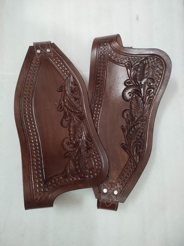 Braun western leder - braun,