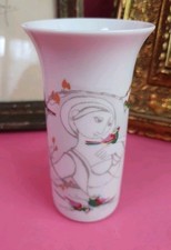 (K38) Rosenthal Porzellan Vase Studio Line Björn Wiinblad H12cm Love Story