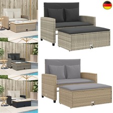 Gartensofa 2-Sitzer mit Kissen