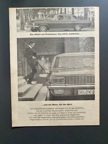 1964 opel admiral der mann - der,