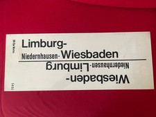 Zuglaufschild limburg - limburg,