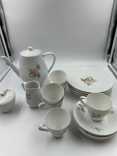 Hutschenreuther Selb Exzellenz Rosita Rosenmotiv Teeservice 6 Personen