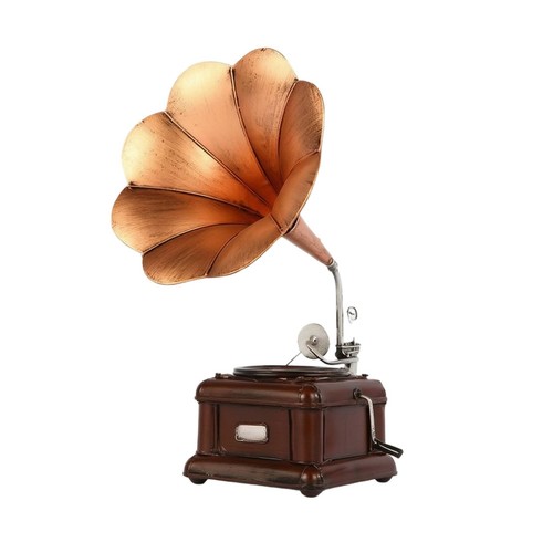 Grammophon mit trichter - mit,