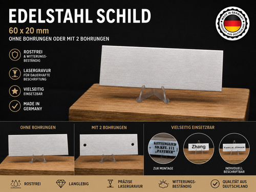 Klingelschild selbstklebend