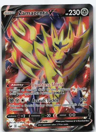 Zamazenta full art - full, 196/202