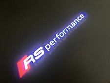Orig. Audi RS Performance Logo Tür LED Einstiegbeleuchtung Lichter RS3 RS4 RS6 .