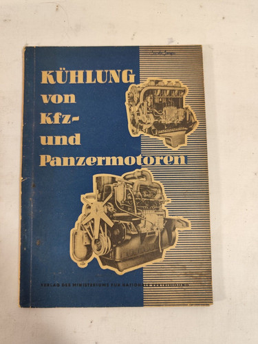 Heft buch kühlung kfz panzer - buch,
