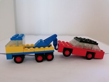 Lego 651 Tow Truck and Car - Vintage (1972) - ohne OBA sonst alle Teile