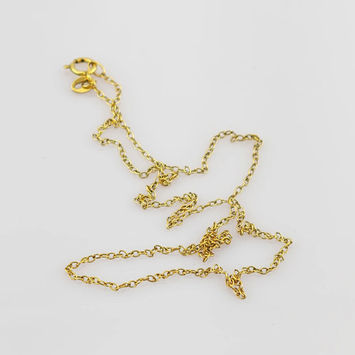 Feine ankerkette aus gold - feine,