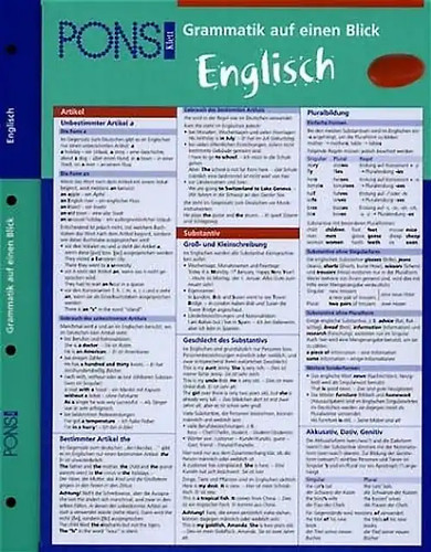 Pons grammatik auf einen blick - pons,