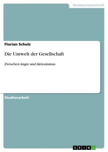 Die umwelt der gesellschaft - umwelt,