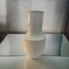 Thomas Arcta Vase Weiß Op Art