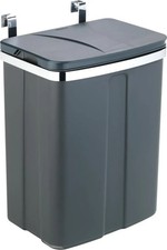 WENKO Tür Müll Abfall Eimer 12 L zum Einhängen Küchen Schränken Ordnung Spülen