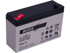 Gerätebatterie intAct Block-Power BP6-12 +16.65€ Pfand wartungsfrei