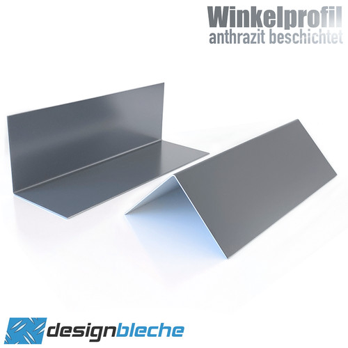 Alu winkel anthrazit profil - anthrazit, l-profil