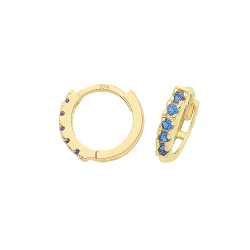 Huggie ohrringe gelbgold - huggie, 9