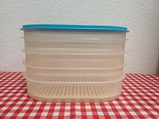 Tupperware * Frischekabinett * Frischegitter * 1 x 1,6 l + 3 x 700 ml * türkis