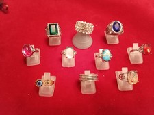 Schmuck, Ring, Stein, golden