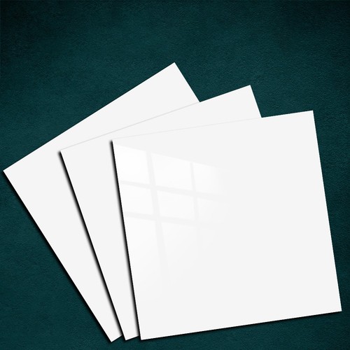 Weiße pvc wandaufkleber - pvc, 3d