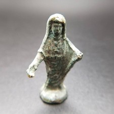 Antike Bronze Marienstatue