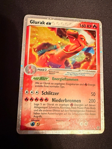 Glurak 105 112 feuerrot - ex, ex