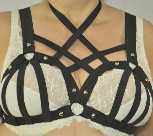 Bustier gothic körpergurt - bustier, bh