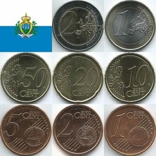 San marino euromünzen von - marino,