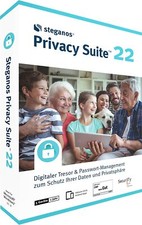 Steganos Privacy Suite 22 ( Code in a Box ) EAN 4023126122582
