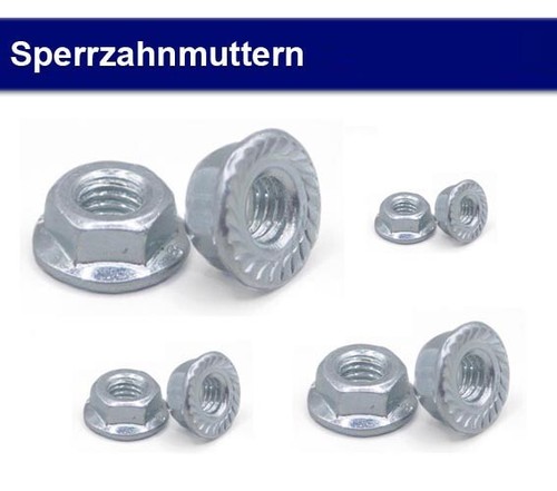 Sperrzahnmutter flanschmutter - sperrzahnmutter,