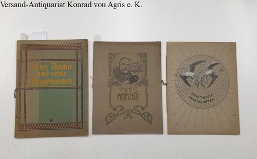 Hans thoma konvolut bestehend - konvolut,,