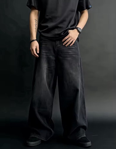 Herren baggy jeans schwarz - herren,