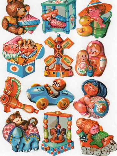 Ddr oblaten scraps - 11,