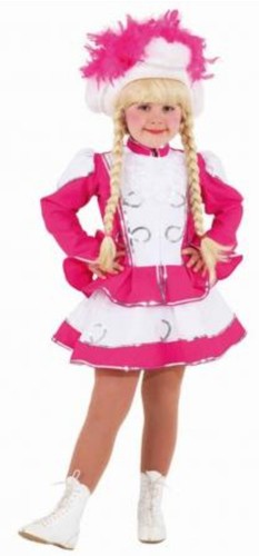 Gardekostüm pink weiß 6 - weiß,,