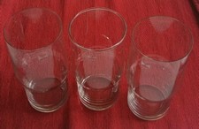 3x Superfest Glas 0,5 L  DDR/GDR Strong Glass East German Mitropa stapelbar