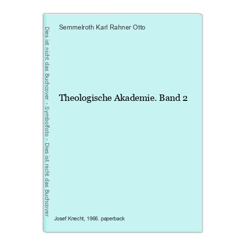 Theologische akademie band 2 - band,